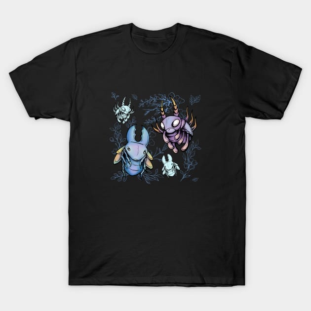 Cute Beetles T-Shirt by shaireproductions